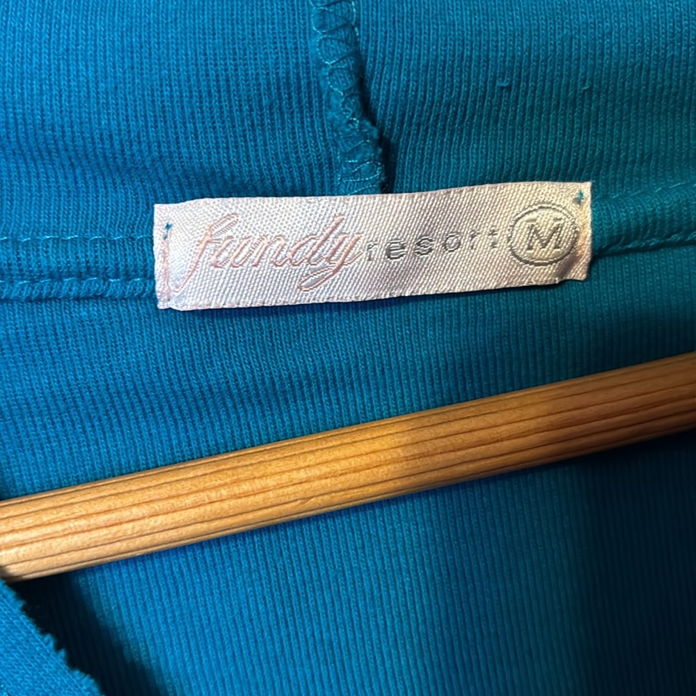 Cocoa Beach Pier Teal Hoodie - Picture 2 of 5
